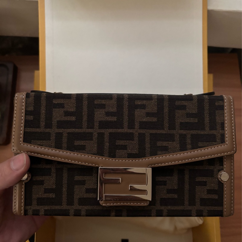 Fendi - Soft Trunk Baguette 老花帆布硬箱包-6