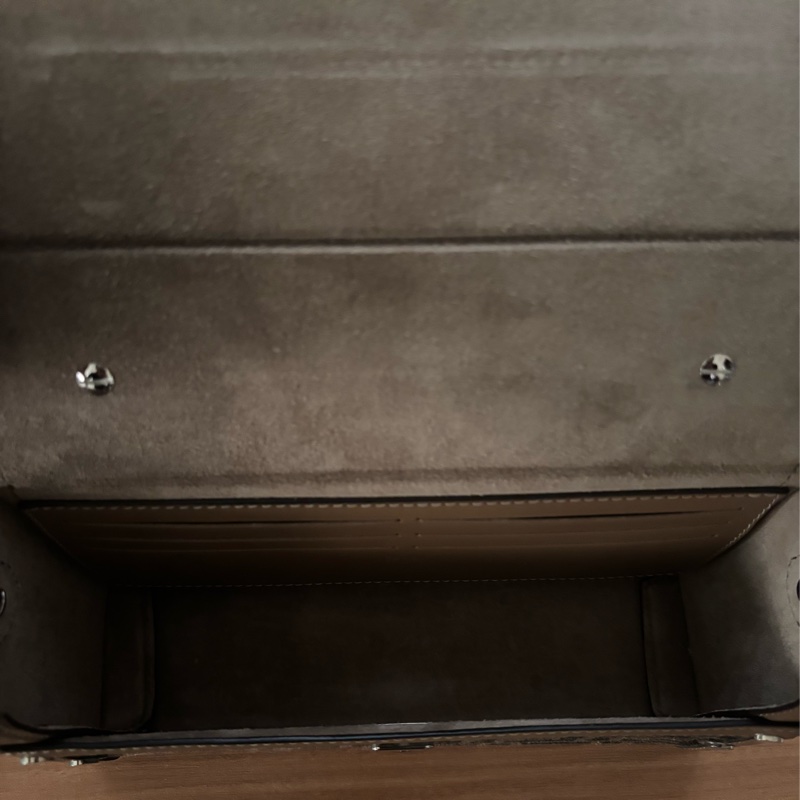 Fendi - Soft Trunk Baguette 老花帆布硬箱包-10