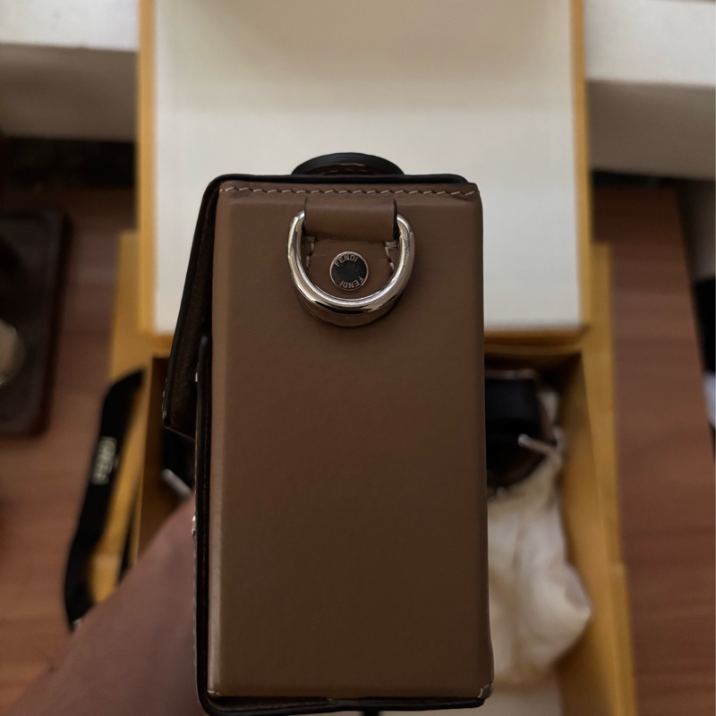 Fendi - Soft Trunk Baguette 老花帆布硬箱包-13