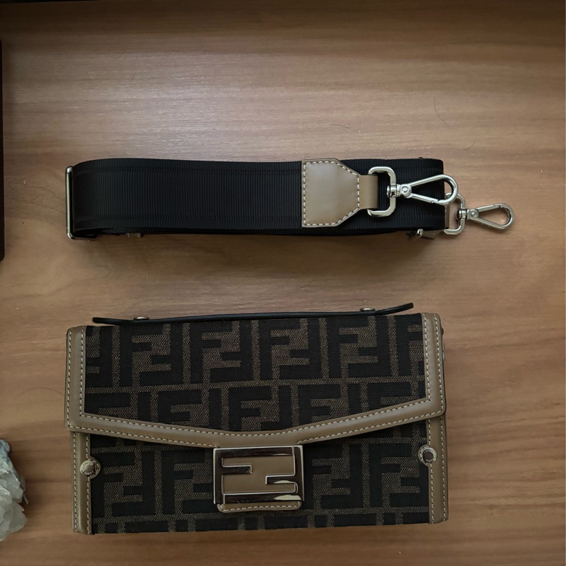 Fendi - Soft Trunk Baguette 老花帆布硬箱包-14