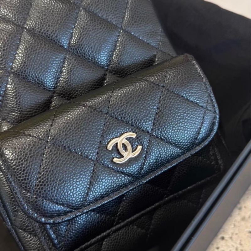 絕美千金包😍限量99新🆕Chanel黑淺金荔枝牛皮mini小書包後背包雙肩包-16