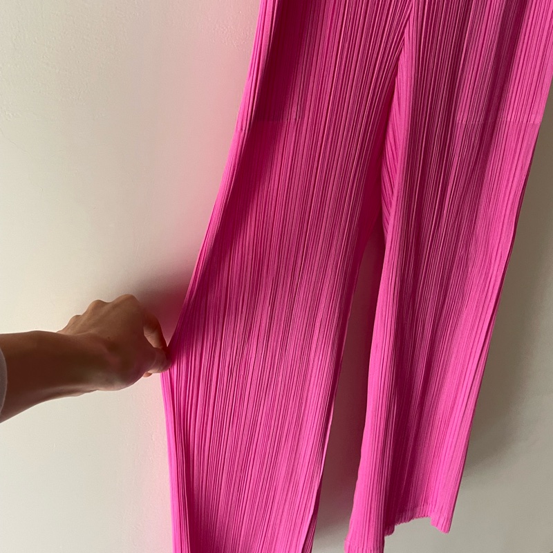 ▪️富貴選物FUGUEI▪️三宅一生PP  甜蜜粉直筒褲-4