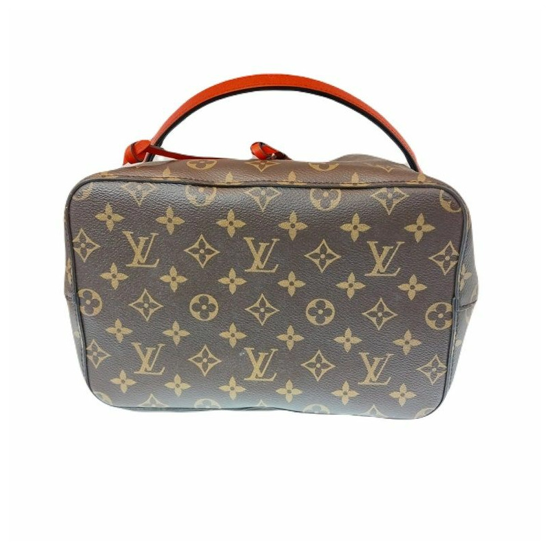 【包稅】LOUIS VUITTON NeoNoe MM 罌粟紅 Monogram 帆布水桶包肩包-4