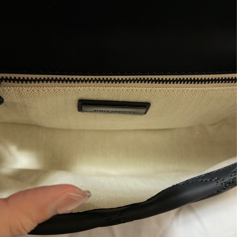 （99新）Tory Burch Willa Matte Mini Bag Black 磨砂黑鏈條包 手提包 側背包-10