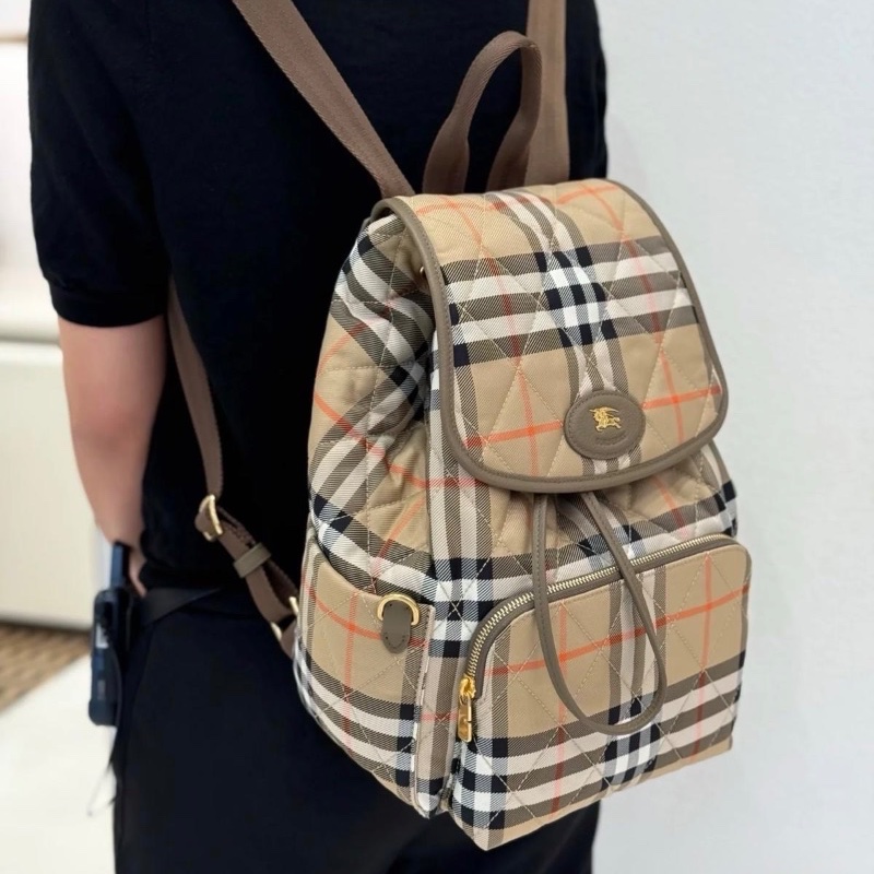 Burberry sand backpack-6