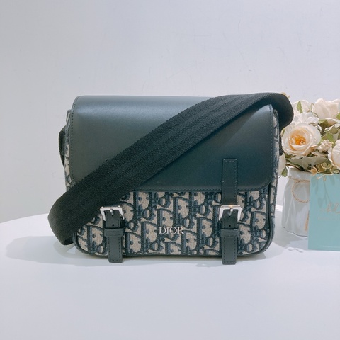 TW4633 CHRISTIAN DIOR 迪奧童裝經典系列翻蓋式肩帶包包KIDS MESSANGER BAG OBLIQUE CANVAS
