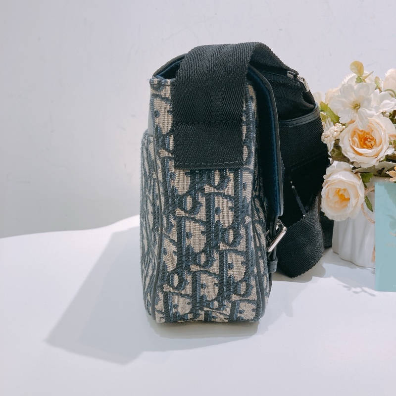 TW4633 CHRISTIAN DIOR 迪奧童裝經典系列翻蓋式肩帶包包KIDS MESSANGER BAG OBLIQUE CANVAS-13
