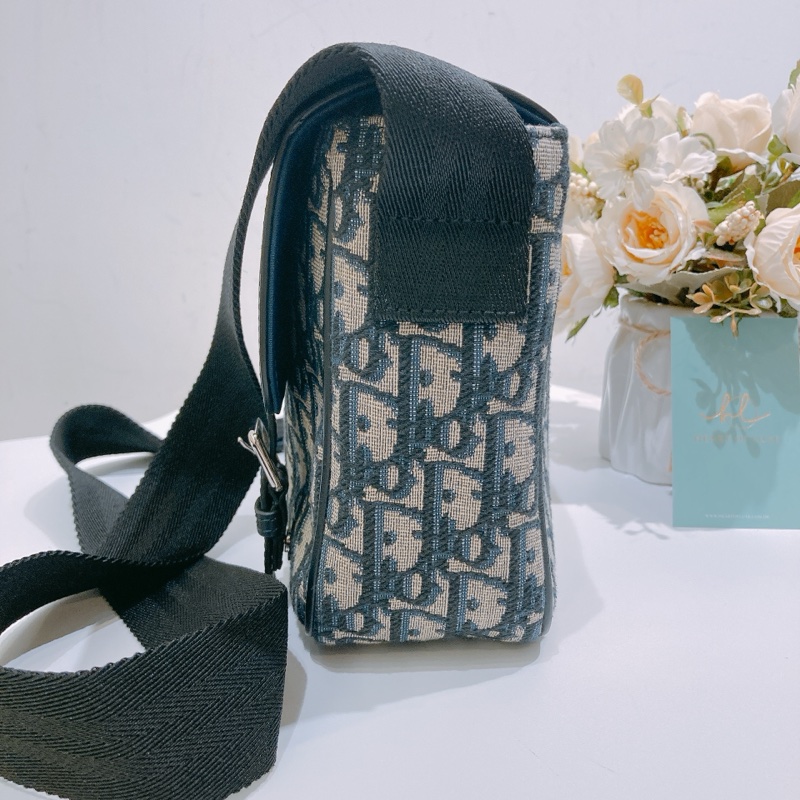 TW4633 CHRISTIAN DIOR 迪奧童裝經典系列翻蓋式肩帶包包KIDS MESSANGER BAG OBLIQUE CANVAS-14