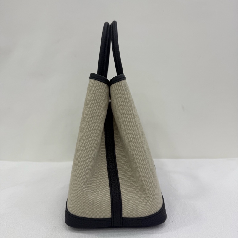 Hermes 愛馬仕 garden party 30花園30 帆布 熊貓配色 K刻 全新-4