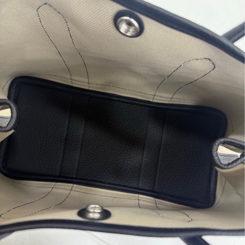 Hermes 愛馬仕 garden party 30花園30 帆布 熊貓配色 K刻 全新-8