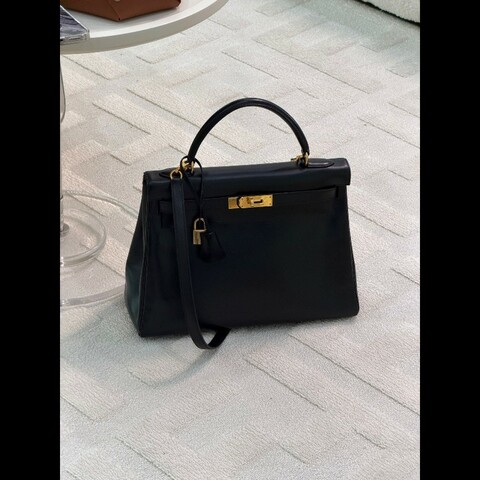 Hermes Kelly32
黑金box皮内缝