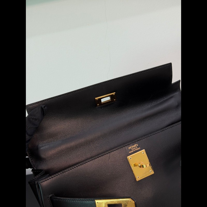 Hermes Kelly32
黑金box皮内缝-6