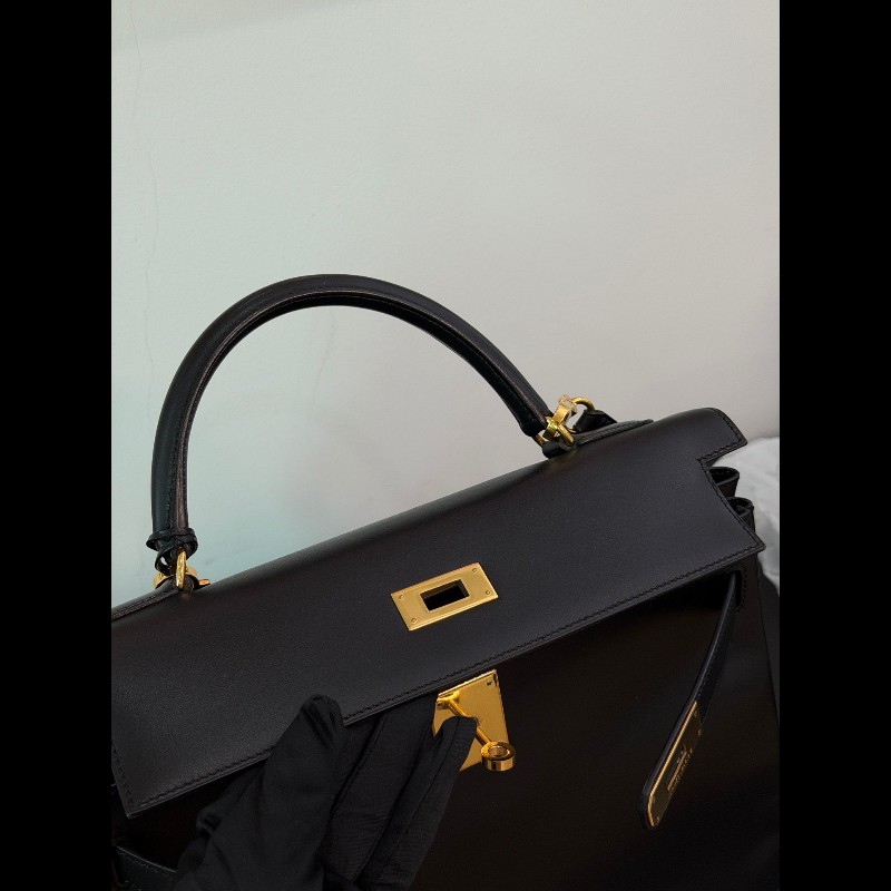 Hermes Kelly32
黑金box皮内缝-9