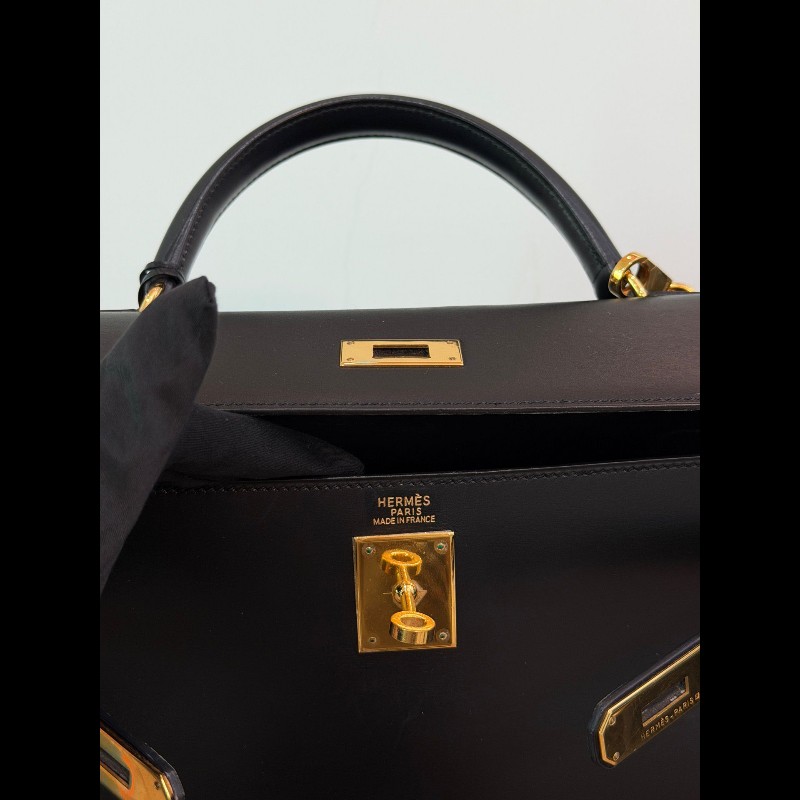 Hermes Kelly32
黑金box皮内缝-10