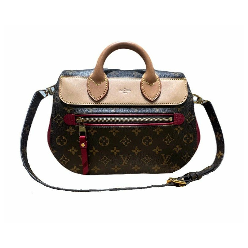 【包稅】LOUIS VUITTON Monogram帆布Eden MM手提包/肩背包/兩用包-2