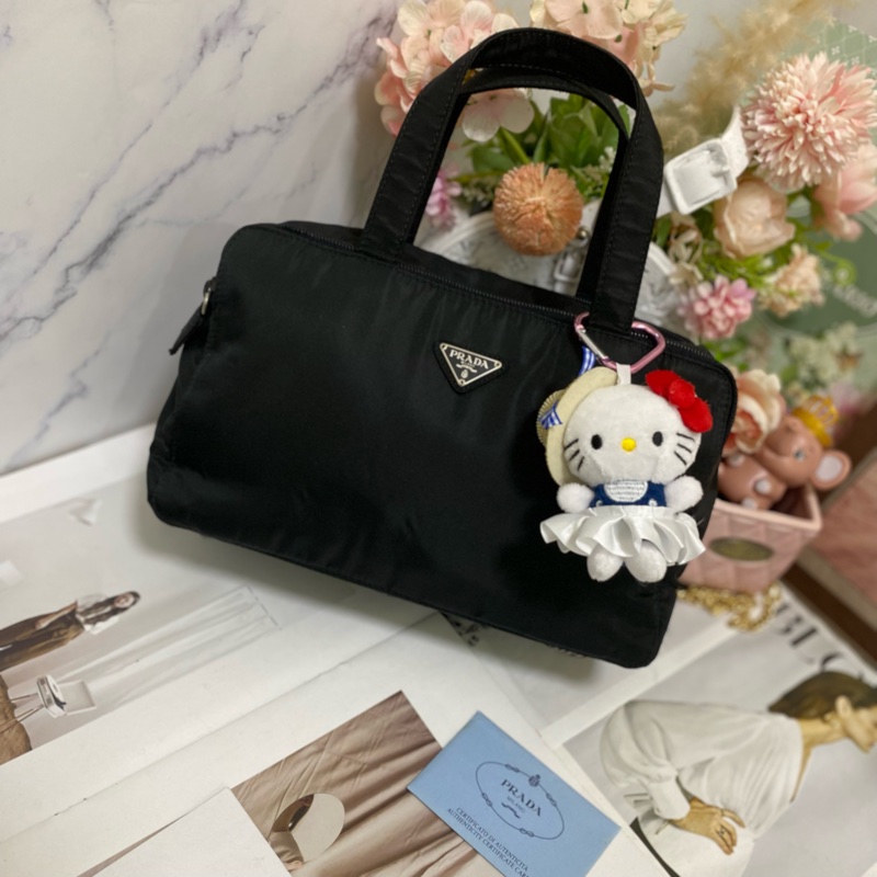 Prada 降落傘 波士頓包 手提包🏅-1