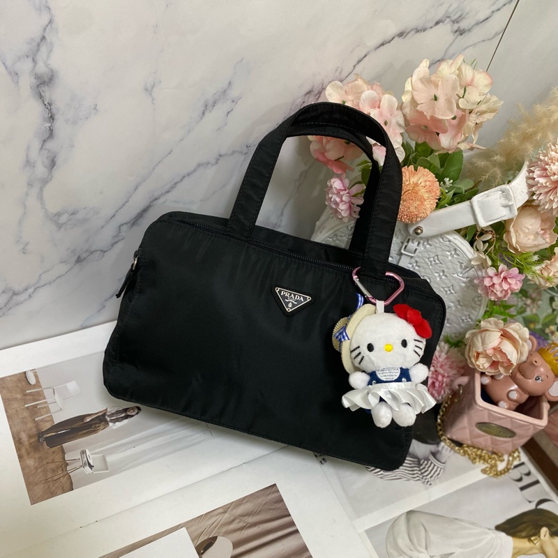 Prada 降落傘 波士頓包 手提包🏅-6