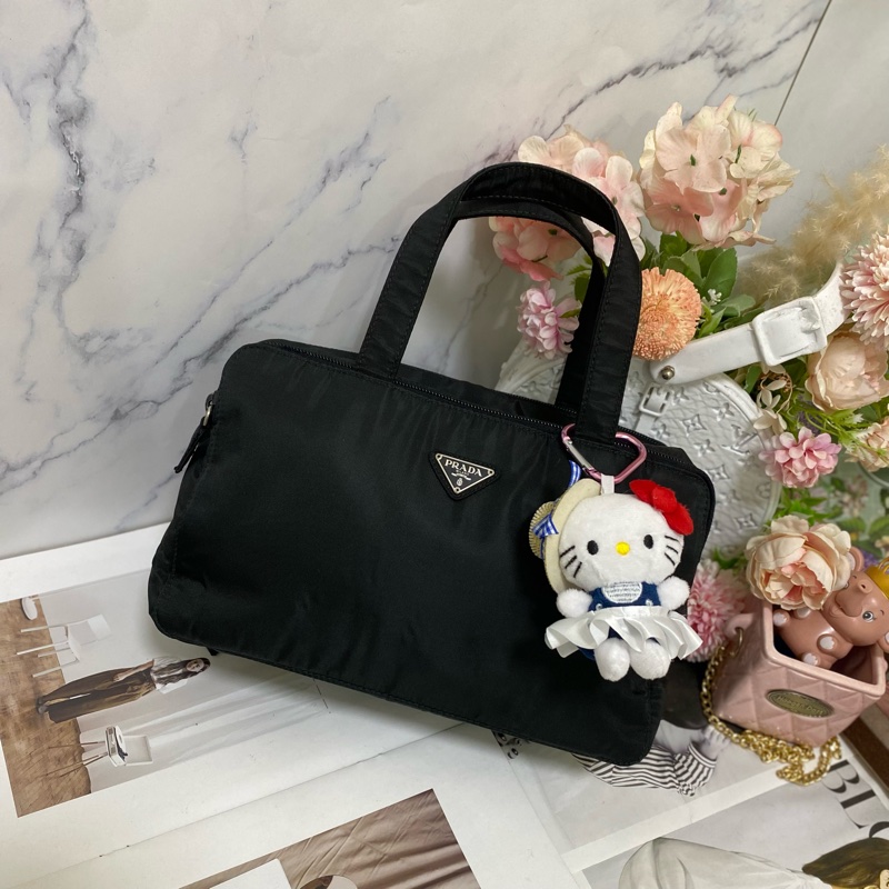 Prada 降落傘 波士頓包 手提包🏅-7