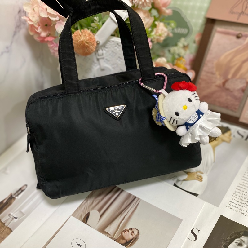 Prada 降落傘 波士頓包 手提包🏅-8