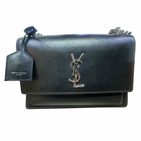 【美收精品】YSL黑色牛皮MEDIUM SUNSET 4-863