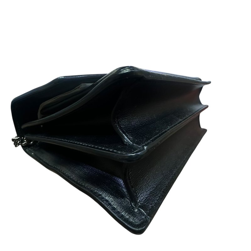 【美收精品】YSL黑色牛皮MEDIUM SUNSET 4-863-8