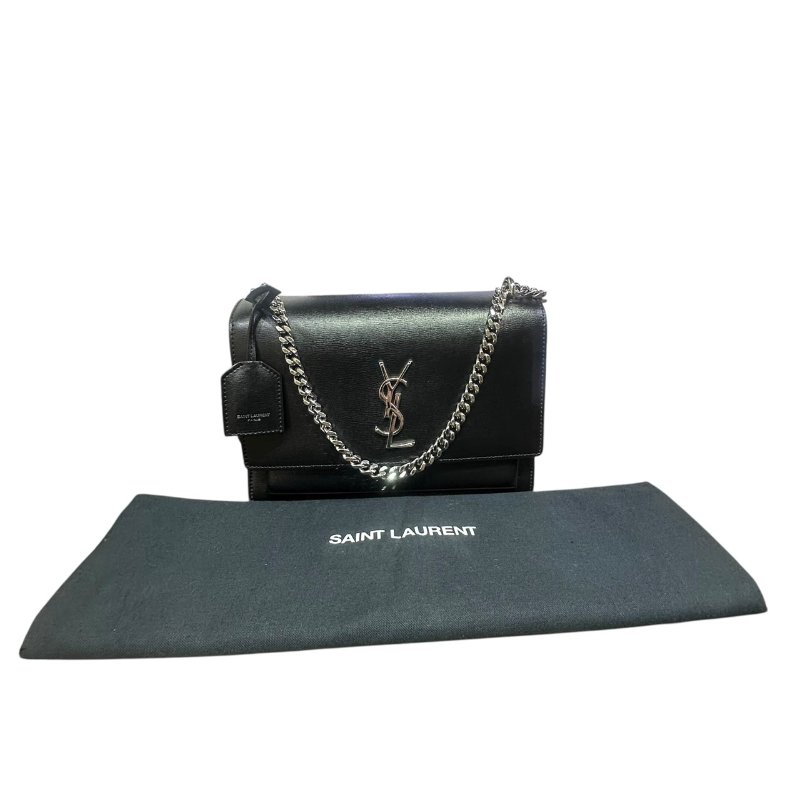 【美收精品】YSL黑色牛皮MEDIUM SUNSET 4-863-19
