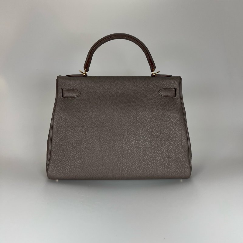 HERMES □P刻 TOGO內縫 錫器灰KELLY32包-1