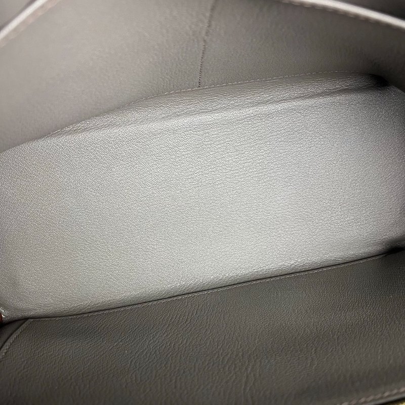 HERMES □P刻 TOGO內縫 錫器灰KELLY32包-5