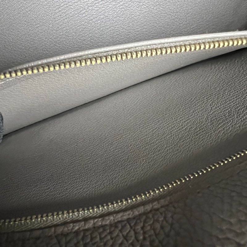 HERMES □P刻 TOGO內縫 錫器灰KELLY32包-6