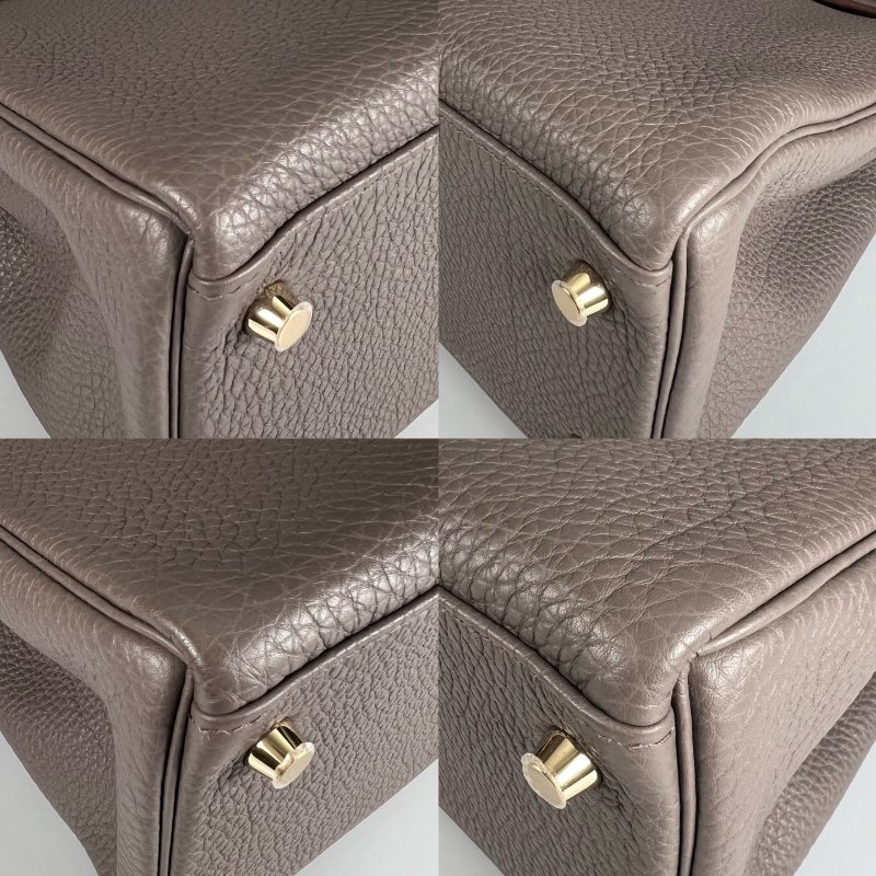 HERMES □P刻 TOGO內縫 錫器灰KELLY32包-14