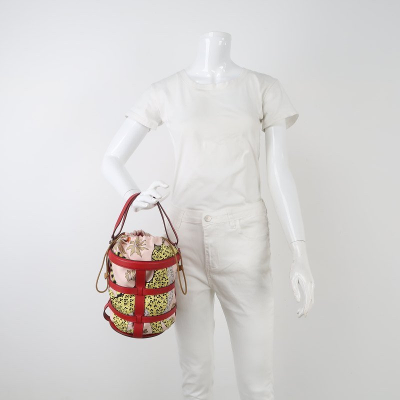 Hermes Musardine手提包Epsom牛皮真絲銀扣Q5國旗紅彩色X刻-1