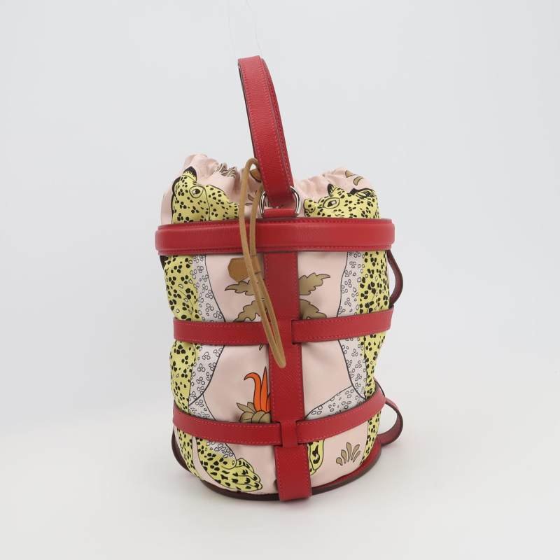 Hermes Musardine手提包Epsom牛皮真絲銀扣Q5國旗紅彩色X刻-3