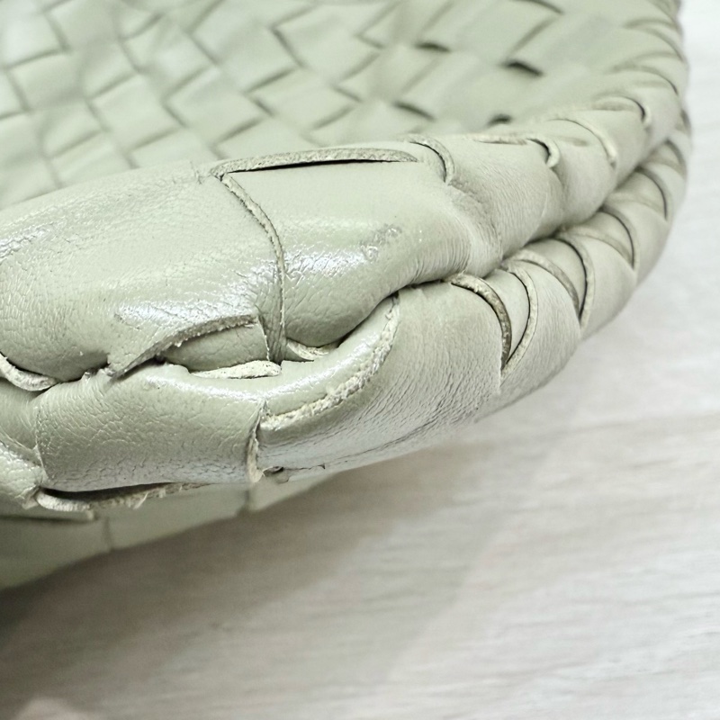 BV鼠尾草綠小牛皮中號編織束口包816987V3IV18425-11