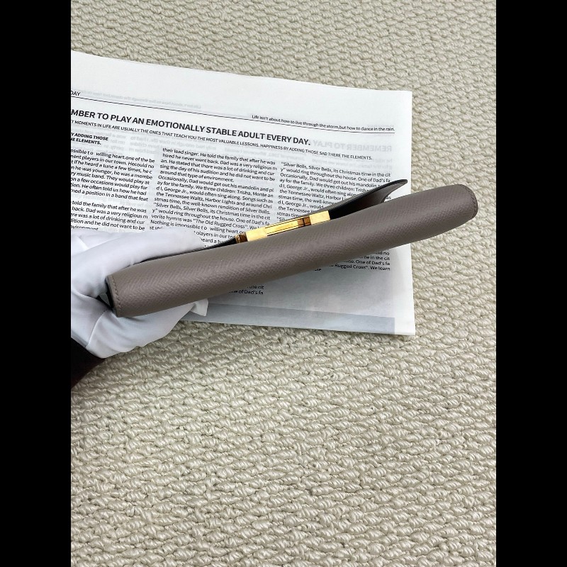 Hermes Constance Long Wallet  
康康長款钱包 
銀河灰金扣-3