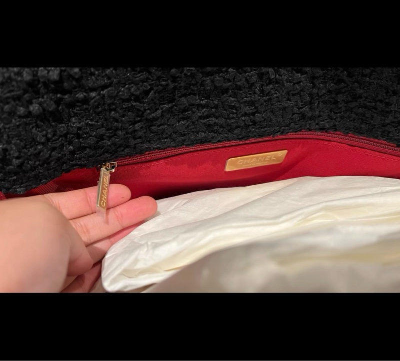 Chanel香奈兒大號 黑金19bag MAXI鏈條包-3