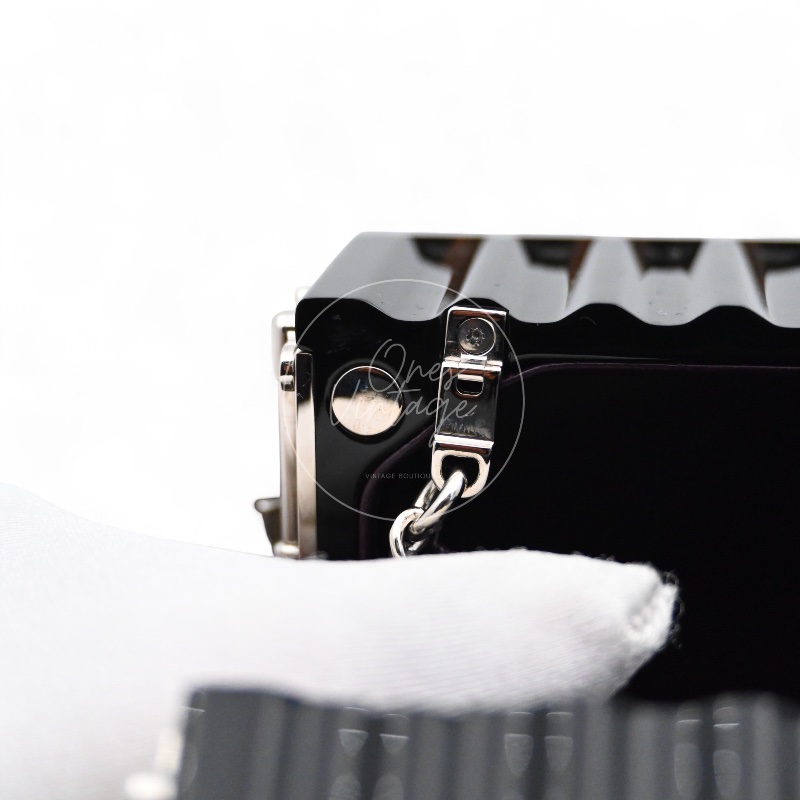 中古 香奈兒 CHANEL 黑色集裝箱-23