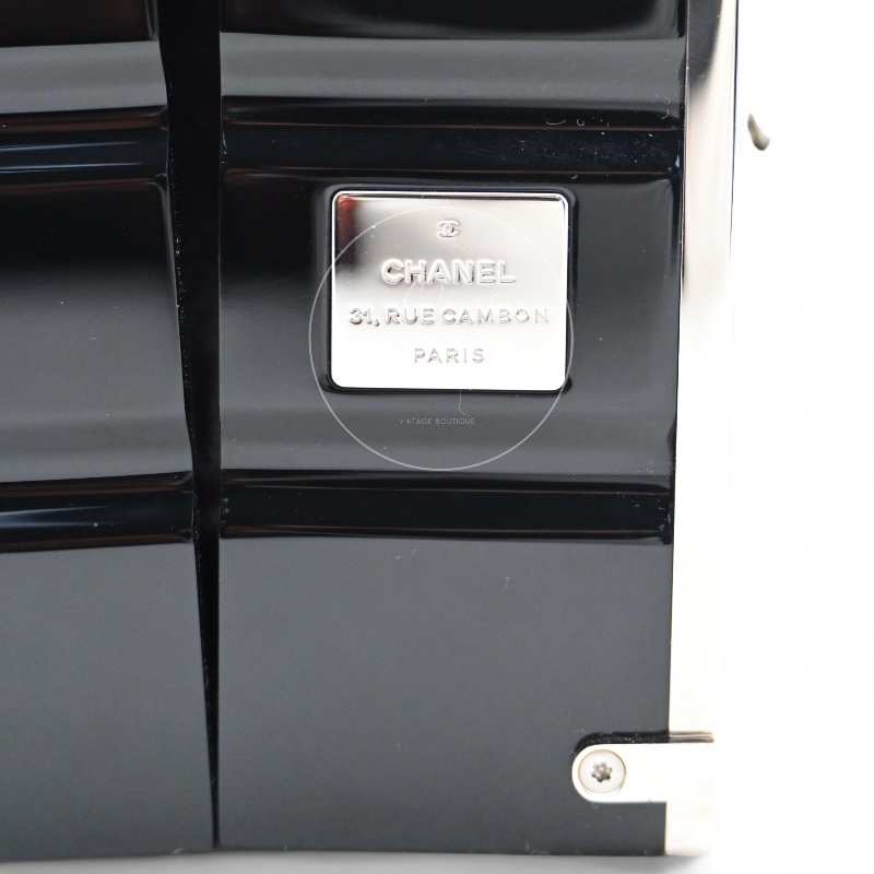 中古 香奈兒 CHANEL 黑色集裝箱-24