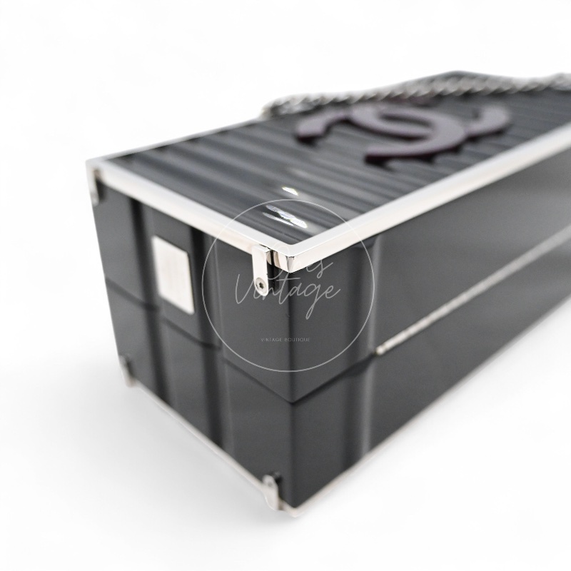 中古 香奈兒 CHANEL 黑色集裝箱-28