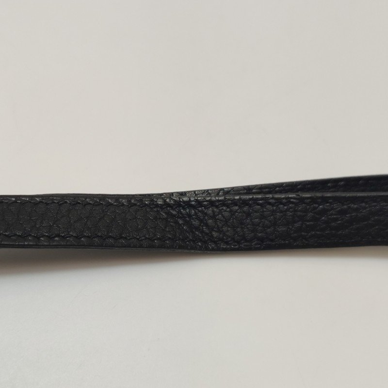 Hermes Sac ADepeches24插扣手拿包Togo牛皮銀扣89黑色-15