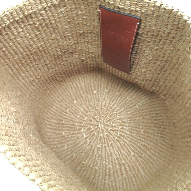 白色 草編 Woody tote bag 肩背包【Chloe 克羅伊】 CHC22SS380G55101-4