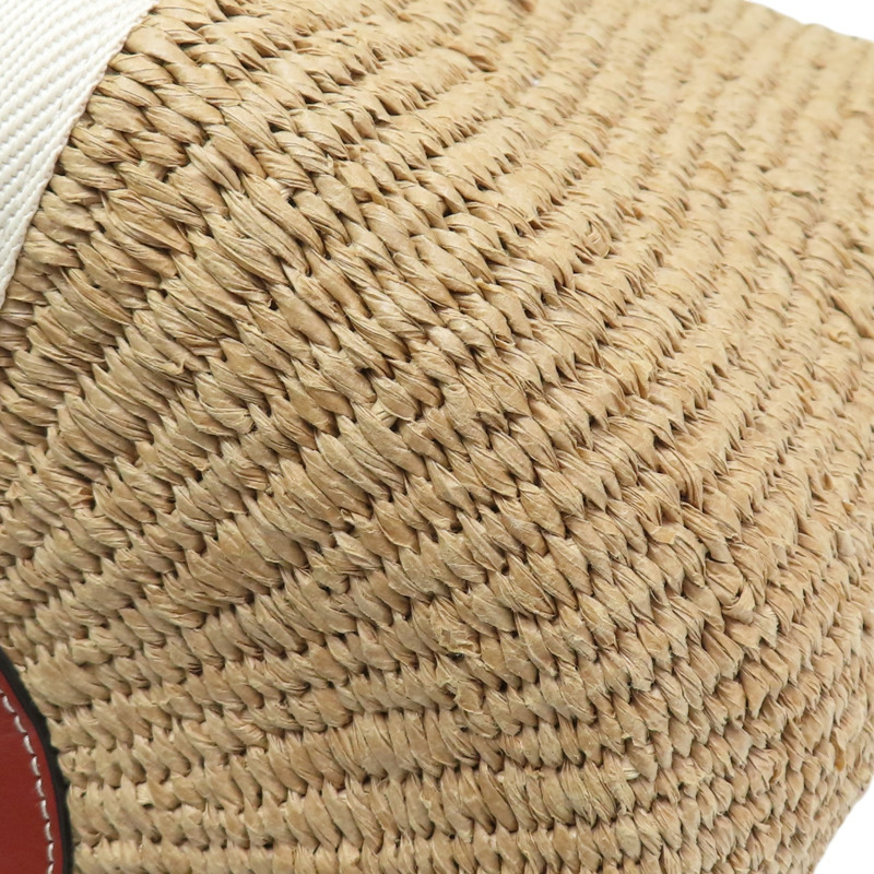 白色 草編 Woody tote bag 肩背包【Chloe 克羅伊】 CHC22SS380G55101-12