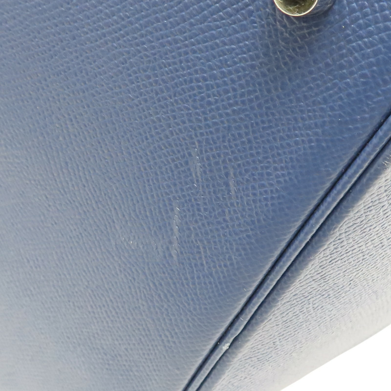 布萊頓藍色 EPSOM牛革 Picotin Lock MM Tresage 手提包 C刻 銀扣【HERMES 愛馬仕】-14