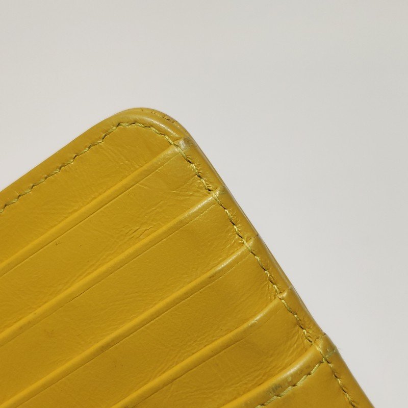 Chanel 2.55Bag油蠟皮純色V紋矩形旋扣卡包-11