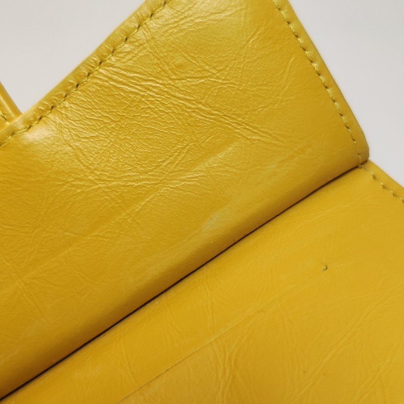 Chanel 2.55Bag油蠟皮純色V紋矩形旋扣卡包-20