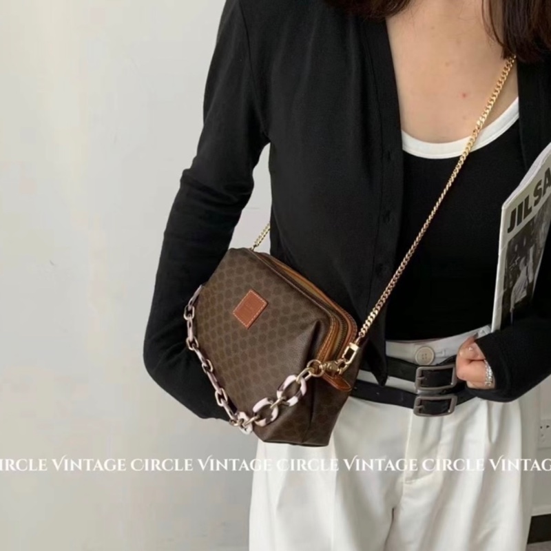 Celine 雲朵包手拿肩背斜背鏈條包🏅-0