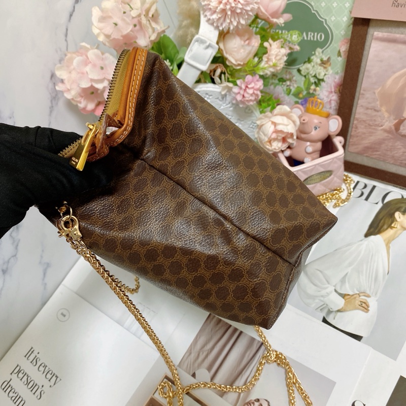 Celine 雲朵包手拿肩背斜背鏈條包🏅-14