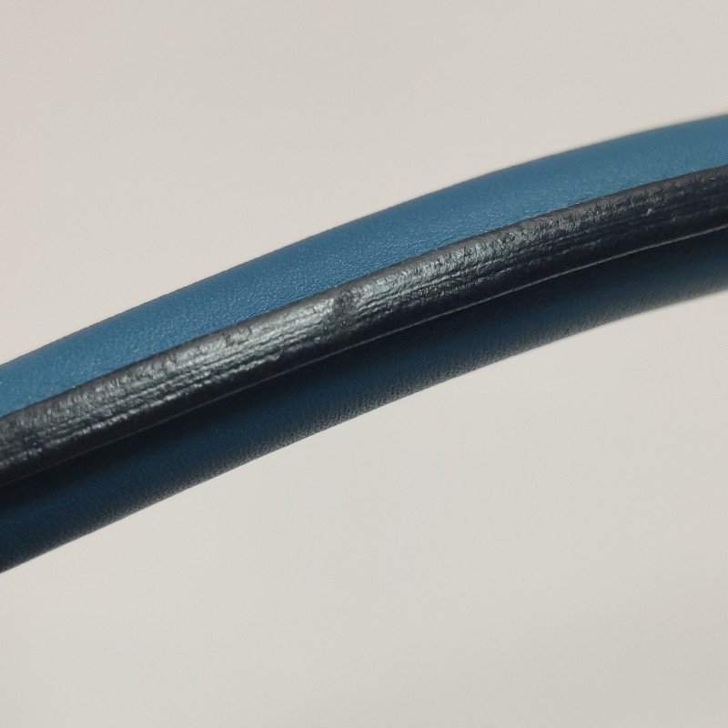 Hermes Toolbox26寬肩帶旋扣牛奶盒單肩包Clemence(TC)牛皮銀扣1P鴨子藍T刻-33