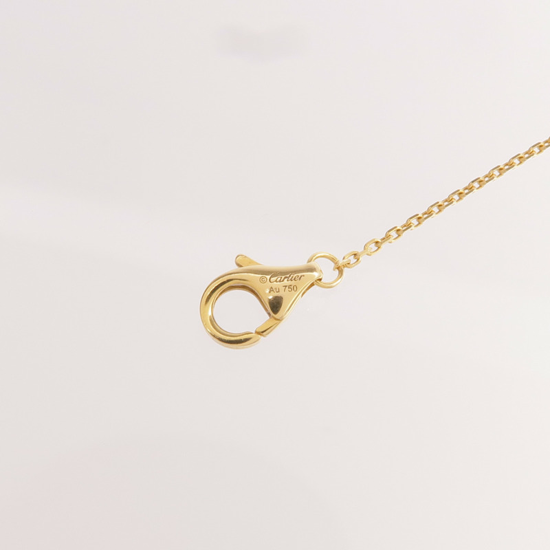 CARTIER 18K黃金d'Amour XS鑽石項鍊-6
