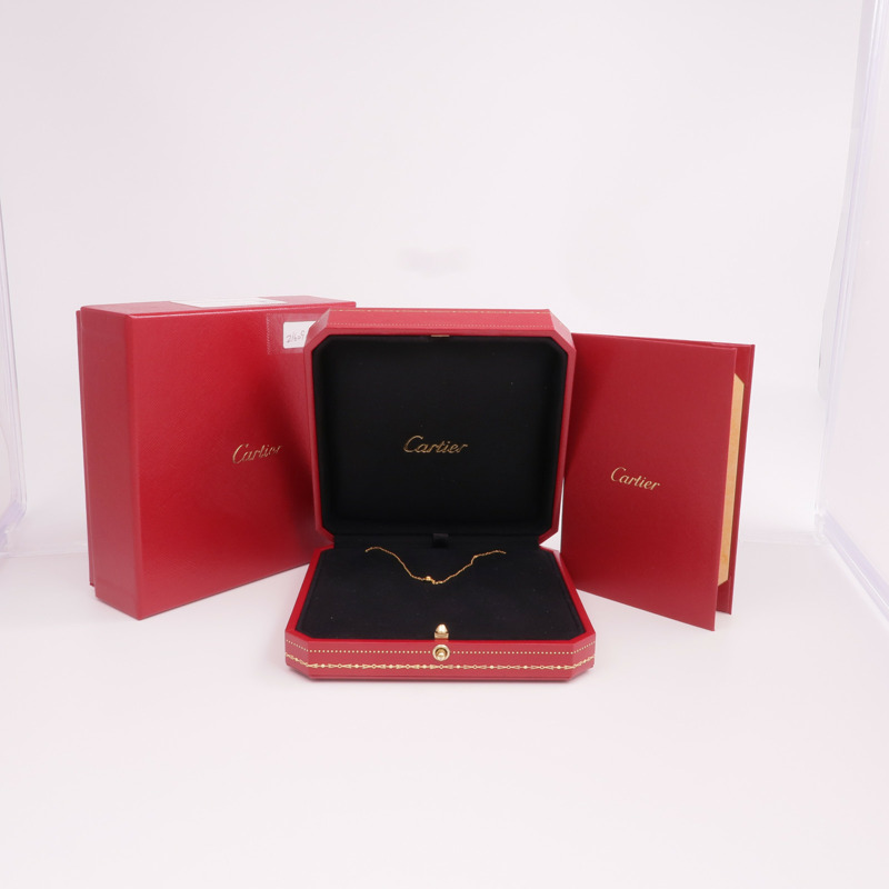 CARTIER 18K黃金d'Amour XS鑽石項鍊-7