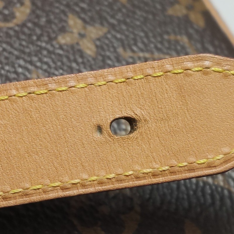 Louis Vuitton(LV)Boite Chapeau小號植鞣革Monogram印花圓餅包斜挎包單肩包-14